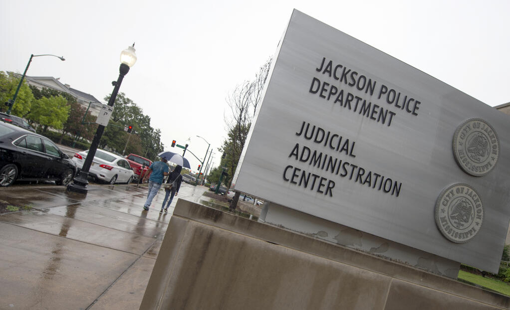 Two former Jackson, Miss., police officers have been indicted on murder charges and a third officer on a manslaughter charge in connection to the Dec. 31, 2022, death of Keith Murriel, who died while in custody of the three officers. Jackson, Miss., officials announced the indictments during a Wednesday, May 24, 2023, afternoon news conference. (Barbara Gauntt