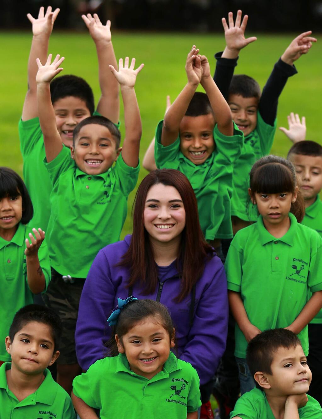 Teen face Maria Millagomez is on staff with the Boys and Girls Club at Roseland School in Santa Rosa.