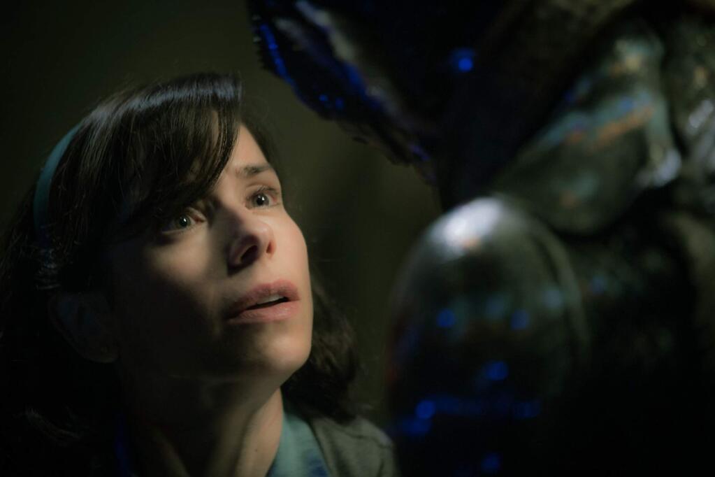 Sally Hawkins stars as Elisa, who works in a secret government lab during the Cold War and learns about a secret experiment that will change her life forever. (Fox Searchlight Pictures)