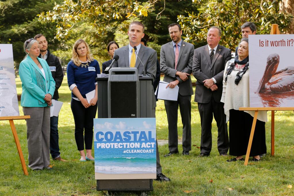 State Sen. Mike McGuire introduced legislation to permanently ban offshore drilling along Californias coast on Wednesday, April 22, 2015. (COURTESY PHOTO)