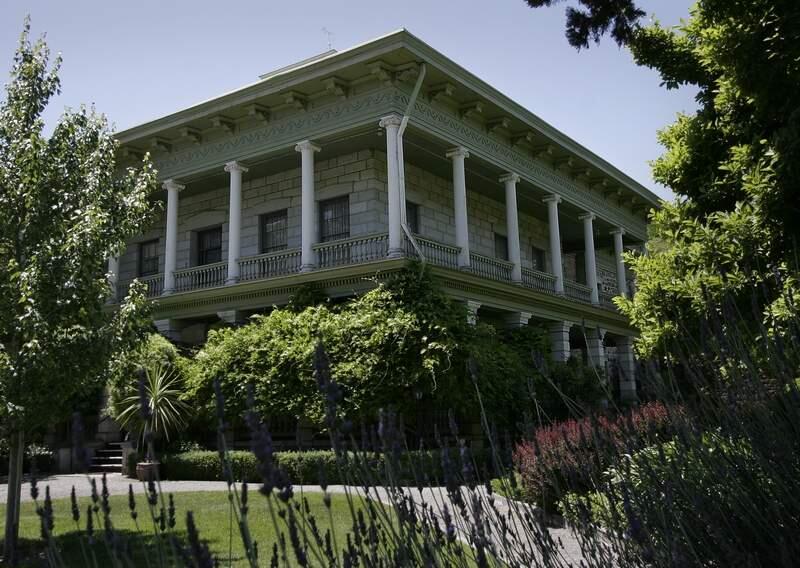 Temelec Hall,the home of Bear Flagger Granville Swift and at least three other historical figures, has just been made a historic landmark as it serves as the clubhouse for the Temelec housing development off Arnold Drive in the Sonoma Valley. (PRESS DEMOCRAT/ MARK ARONOFF)