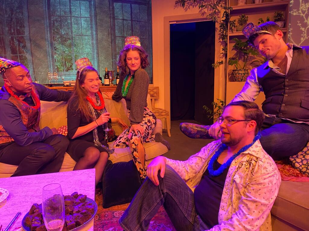 ‘HOW TO TRANSCEND A HAPPY MARRIAGE’: The cast of "provocative’ new comedy-drama at Left Edge Theatre includes Argus-Courier film critic Anderson Templeton. (COURTESY OF LEFT EDGE THEATRE)