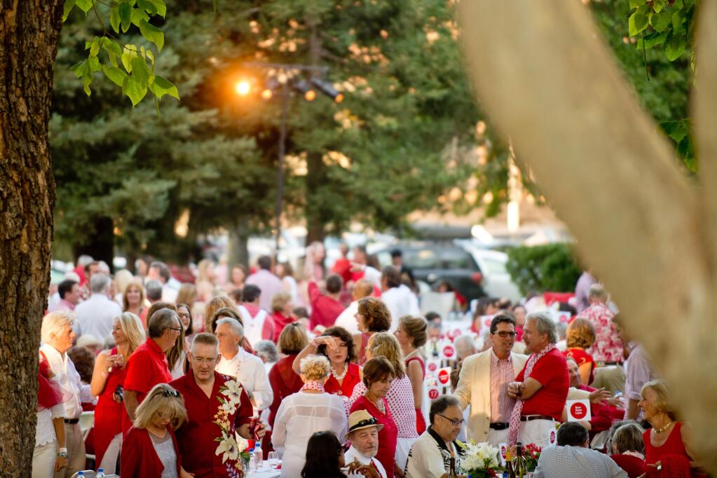 Sonoma Valley offers an impressive array of arts and entertainment options for retirees. The Education Foundation's Red and White Ball is one popular annual event. (Alvin Jornada / For The Press Democrat)
