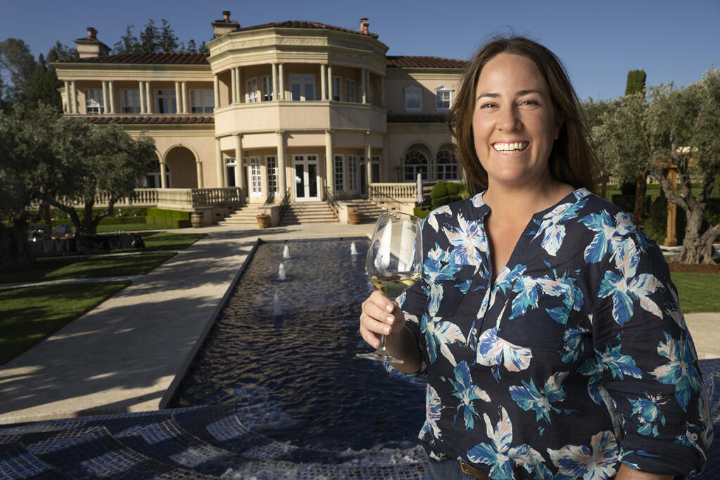 Natalie West is the associate winemaker of Healdsburg’s Ferrari-Carano and she crafted the Press Democrat’s wine of the week winner, the Ferrari-Carano, 2021 Sonoma County Fume Blanc. (Ferrari-Carano)