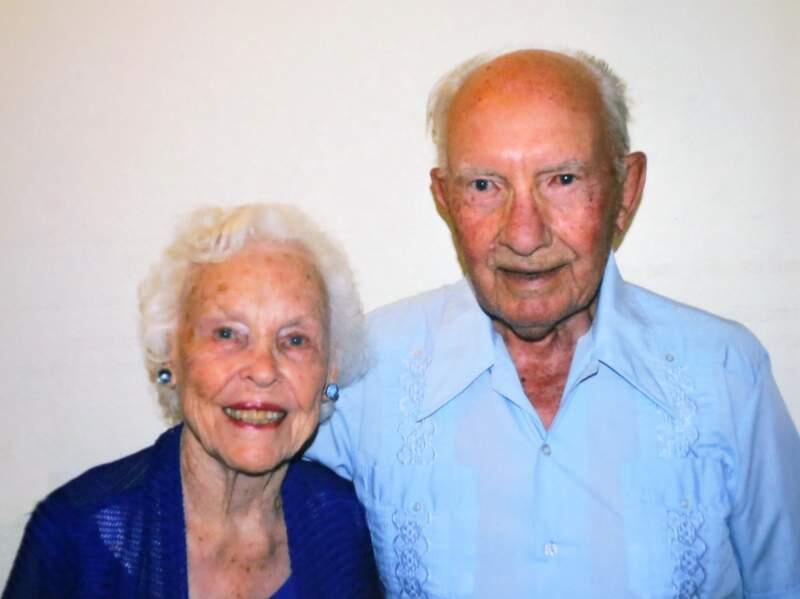 Art and Tess Volkerts anniversary on Thursday, October 17, 2013. (The Press Democrat)
