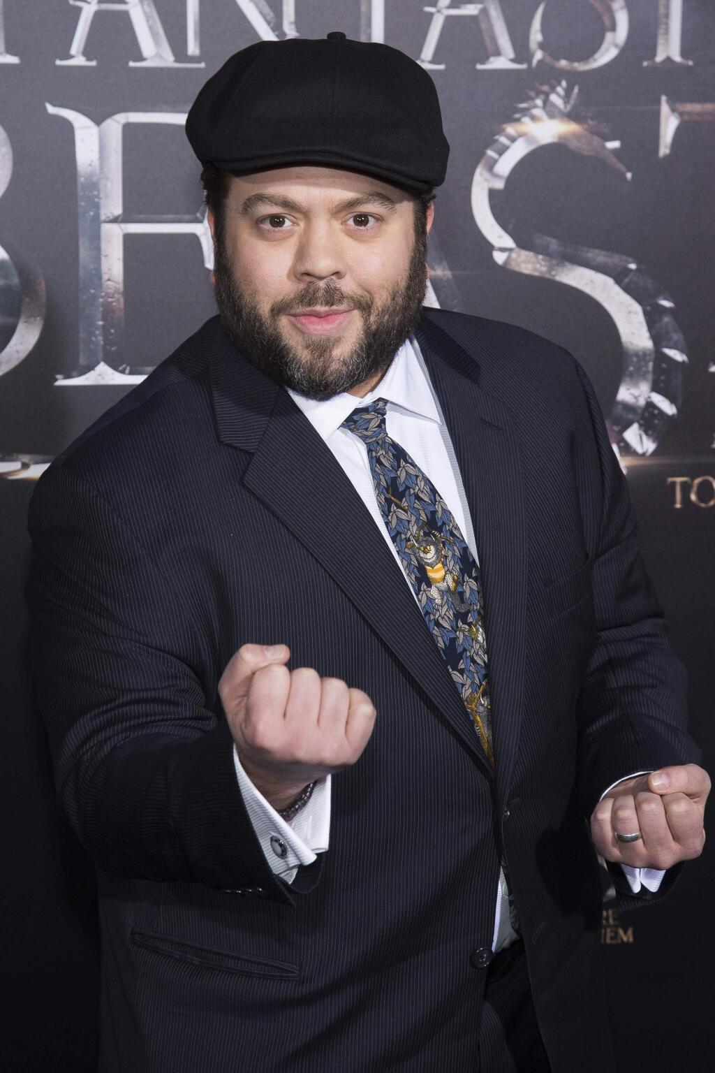 Dan Fogler attends the world premiere of 'Fantastic Beasts and Where To Find Them' at Alice Tully Hall on Thursday, Nov. 10, 2016, in New York. (Photo by Charles Sykes/Invision/AP)