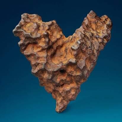 According to the auction house selling the meteorite, it once belonged to a colossal mass of iron that split from the asteroid belt 320 million years ago. (CNN/Christie's)
