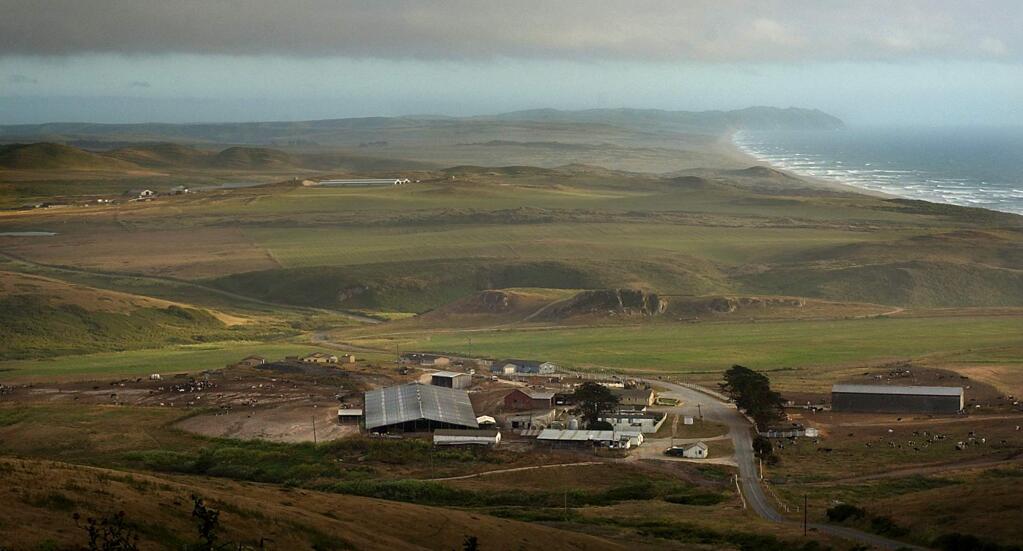 Looking southeast from Tomales Point at Point Reyes National Seashore. (JOHN BURGESS / The Press Democrat)