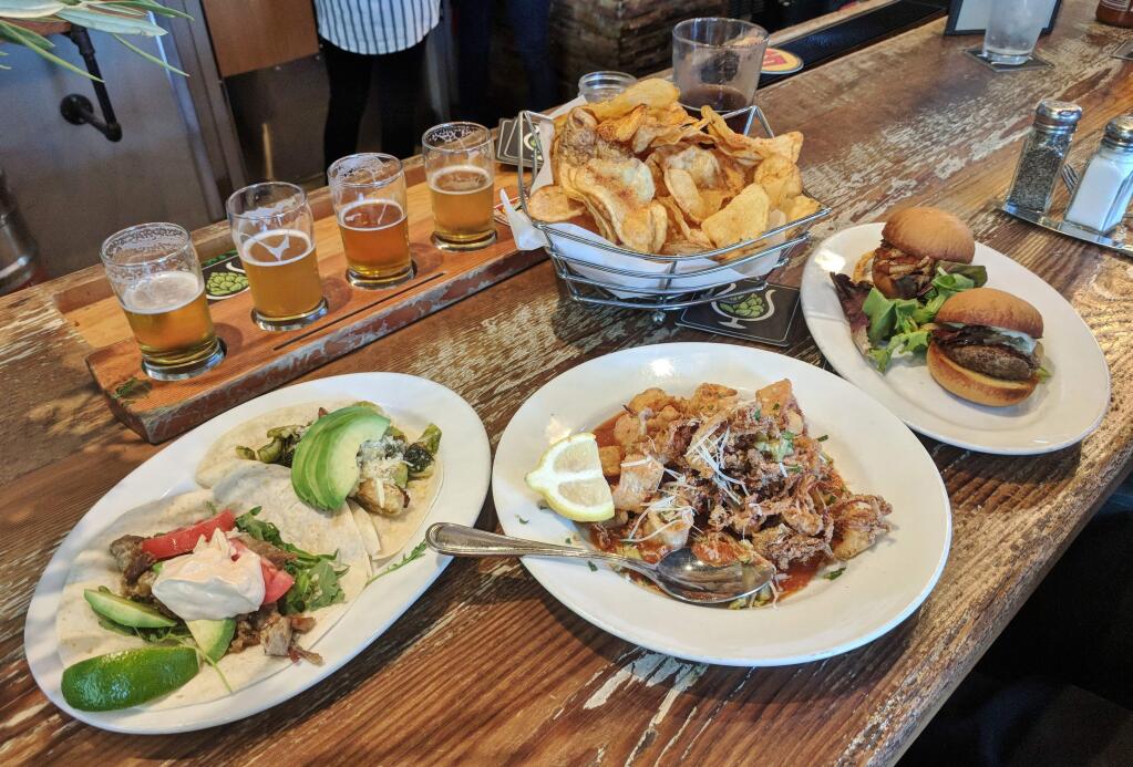 Happy hour at Pub Republic includes a wide range of food and drink specials, and will leave diners full. This spread cost less than $30. HOUSTON PORTER/FOR THE ARGUS-COURIER