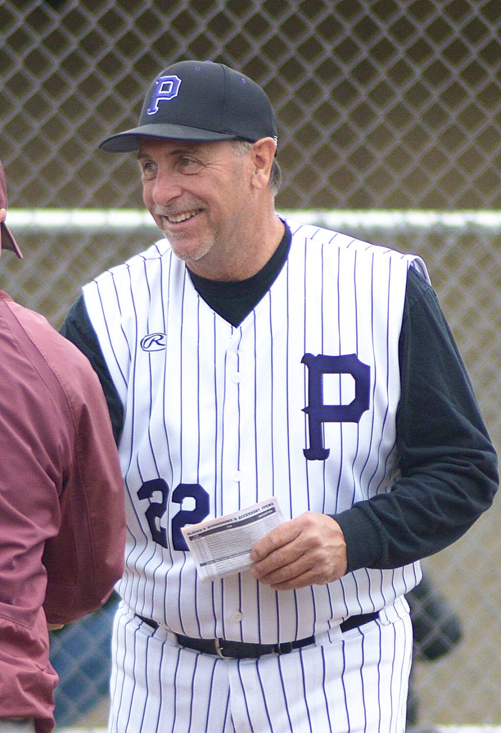 Former Petaluma High coach Jim Selvitella is changing hats and uniforms to become baseball coach at St. Vincent High School. (SUMNER FOWLER / FOR THE ARGUS-COURIER)