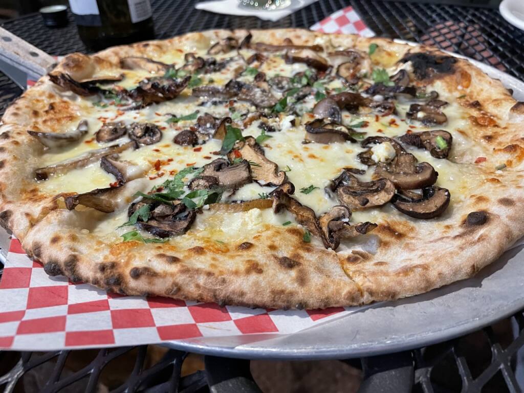 Mushrooms are a must at Franchetti’s. Peter Posert photo.