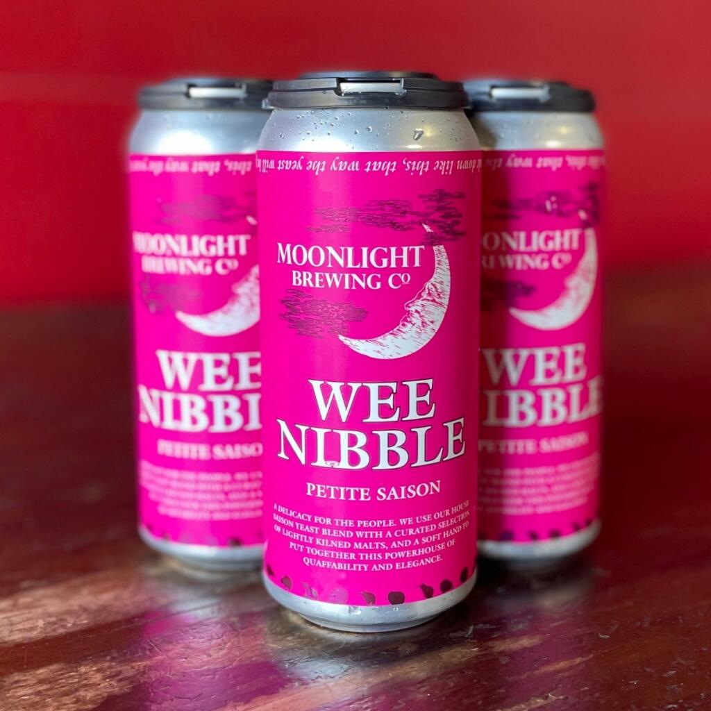 Moonlight Brewing Company’s Wee Nibble Saison won gold at the 2022 Great American Beer Festival held Oct. 6-8 in Denver, CO. (Moonlight Brewing Co.)