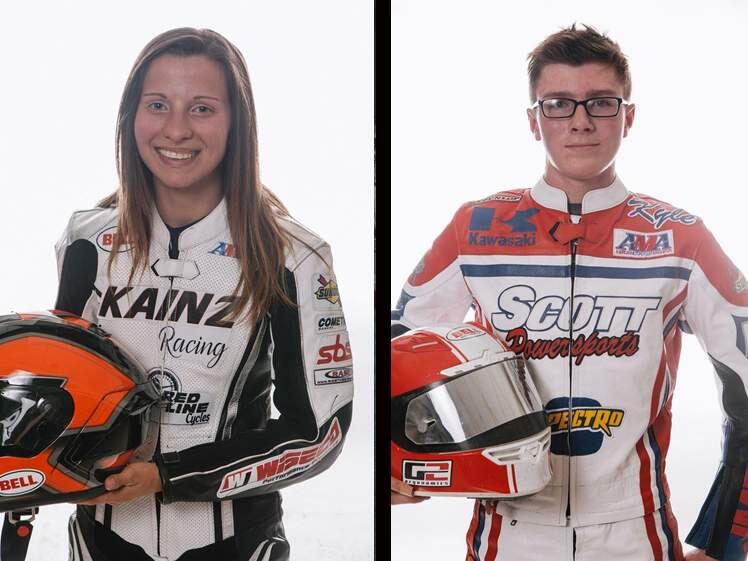 Motorcycle racers Charlotte Kainz and Kyle McGrane died of injuries sustained in separate crashes on Sunday at the Sonoma County Fairgrounds. (Photo: amaft79.com)