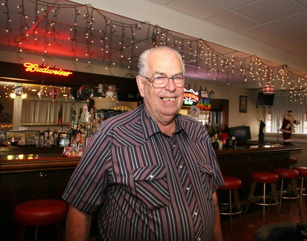 Victoria Webb/Argus-Courier File PhotoBob McGaughey in the bar at Mister McGoo's. Photo by