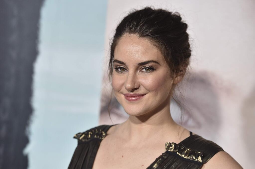 Shailene Woodley arrives at the Los Angeles premiere of 'Big Little Lies' at the TCL Chinese Theatre on Tuesday, Feb. 7, 2017. (Photo by Jordan Strauss/Invision/AP)