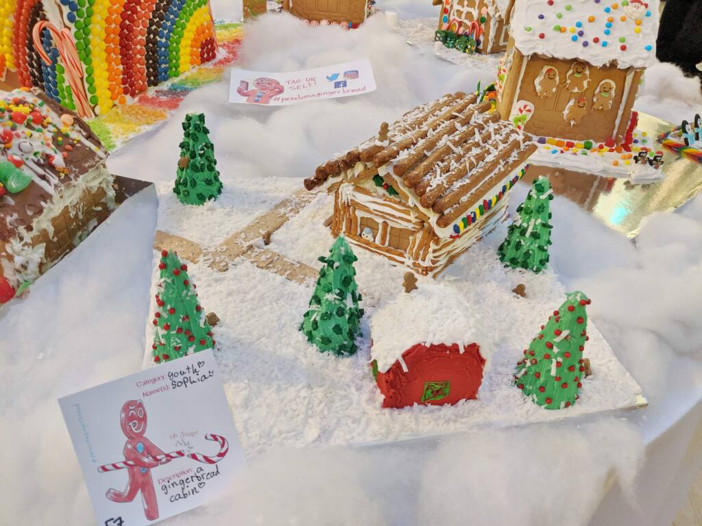 The 2019 Gingerbread House Showcase at the Hotel Petaluma. HOUSTON PORTER FOR THE ARGUS-COURIER