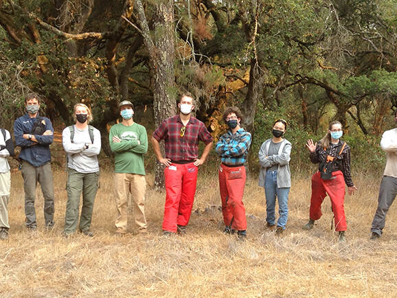 SRJC students studying wildfire resiliency (SRJC photo)