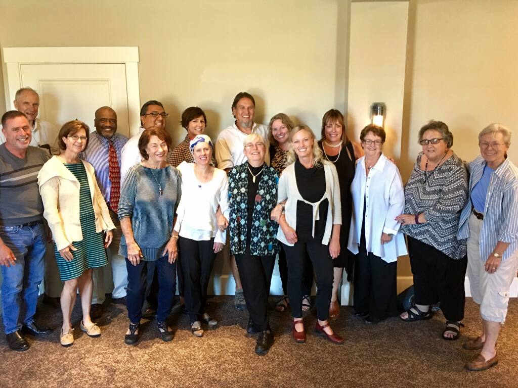 The nonprofit members of Sonoma Valley Fund's first capacity building cohort, at one of its first meetings in 2016.