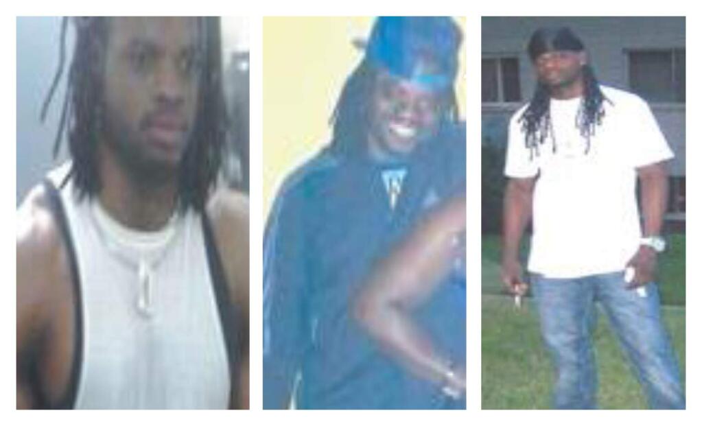 This combination of undated photos provided by the Washington, D.C., police shows Daron Dylon Wint. The police issued a news release late Wednesday, May 20, 2015, saying they are looking for Wint in connection with last Thursday's quadruple homicide of a wealthy Washington family and their housekeeper inside their multimillion-dollar home. (Metropolitan Police Department via AP)