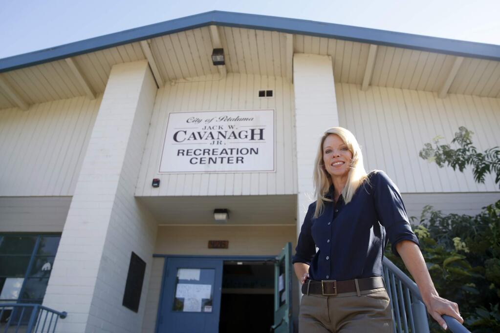 Deborah Dalton, the executive director of Mentor Me Petaluma, will help to redesign the Cavanagh Recreation Center. Photo taken in Petaluma, on Friday, July 4, 2014.(BETH SCHLANKER/ The Press Democrat)