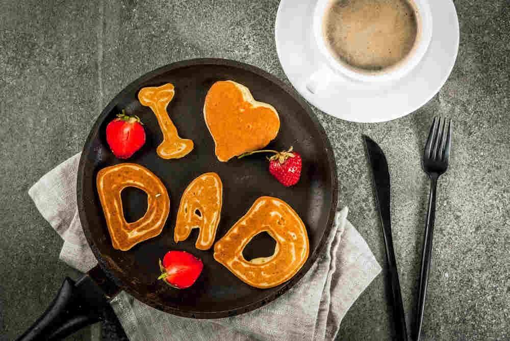 If you truly love Dad, you'll shape his pancakes into touching personal notes this Father's Day.