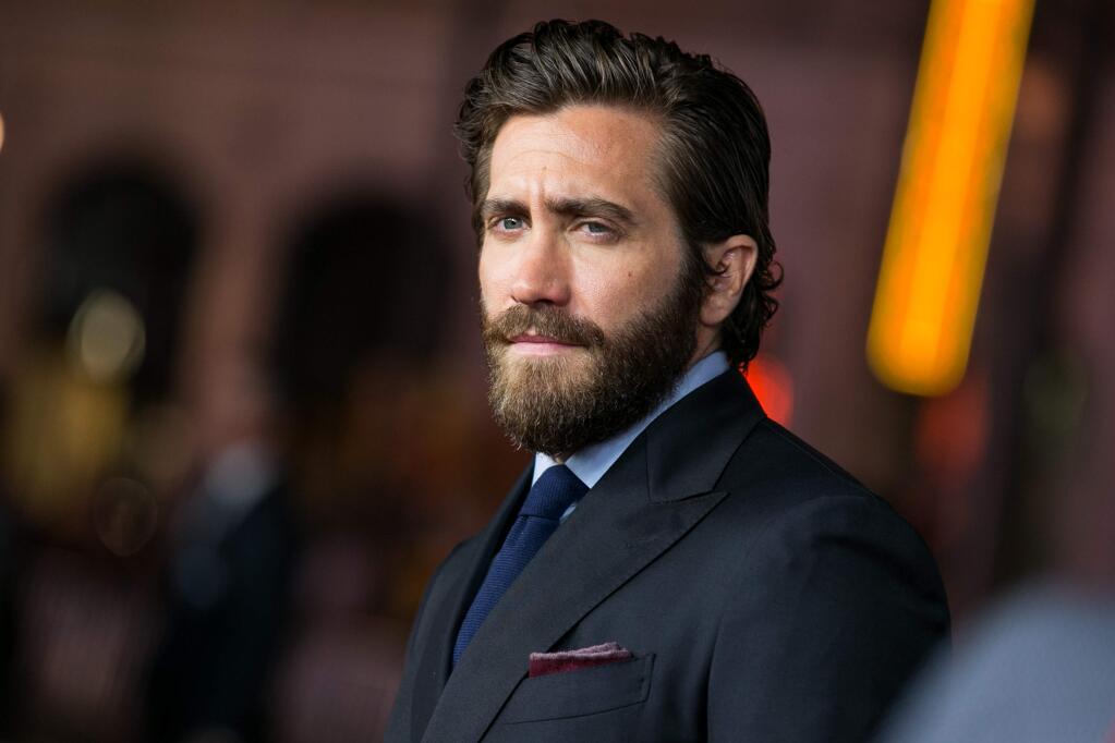 Jake Gyllenhaal attends the LA Premiere of 'Everest' held at the TCL Chinese Theatre IMAX on Wednesday, Sept. 9, 2015, in Los Angeles. (Photo by John Salangsang/Invision/AP)
