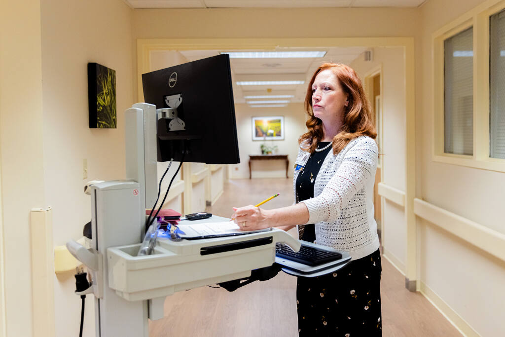 Jessica Winkler, chief nursing officer, Sonoma Valley Hospital on Friday, May 26, 2023. (Genesis Botello / for North Bay Business Journal)