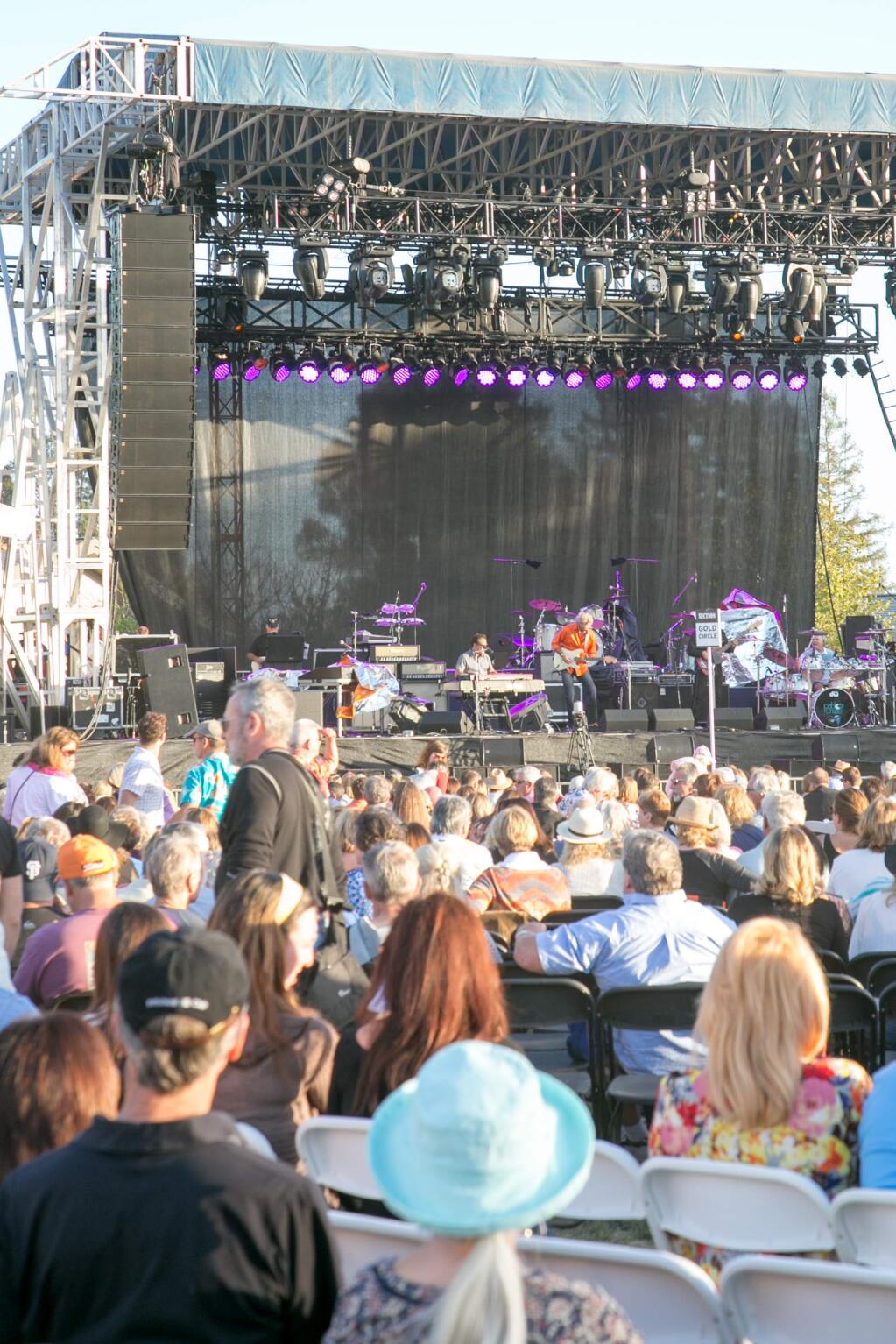 Saturday evening Pablo Cruise was the opening band on the big stage at the 2015 Sonoma Music Festival. (Photo by Julie Vader/Special to the Sonoma Index-Tribune)