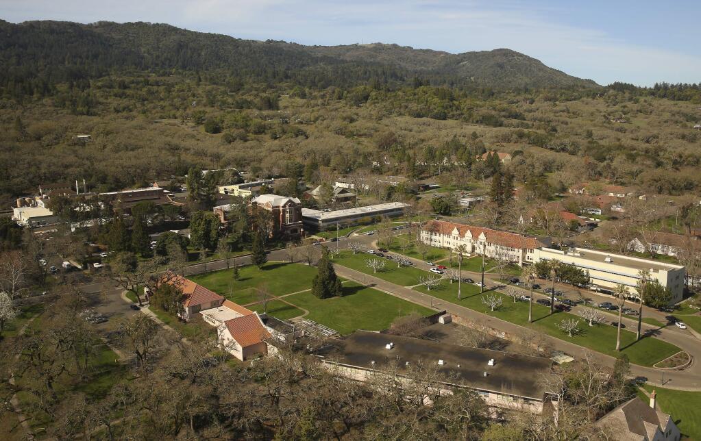 The Sonoma Developmental Center campus in an undated photo. (PD FILE)