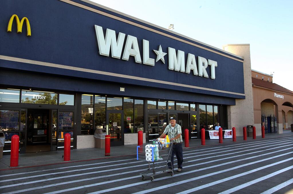 Wal-Mart in Rohnert Park (PD FILE)