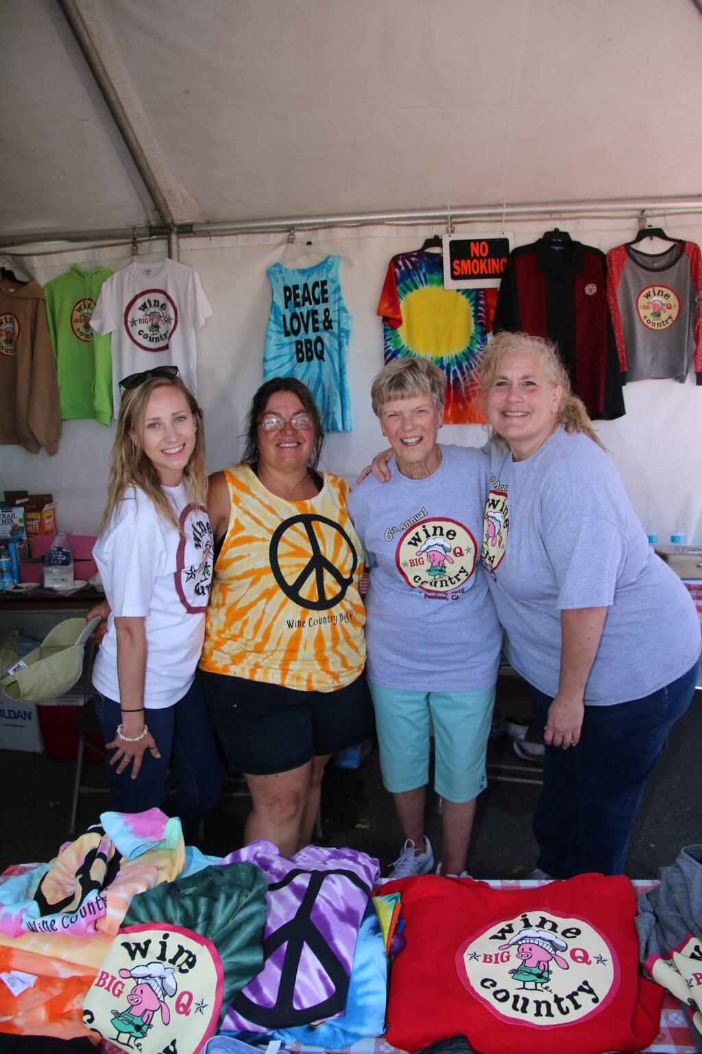 Sarah Blatt, Pam Davis, Jan Ellis, Debbie Sherman at the Wine Country Big Q held on Saturday, July 09, 2016 at the Sonoma-Marin Fairgrounds