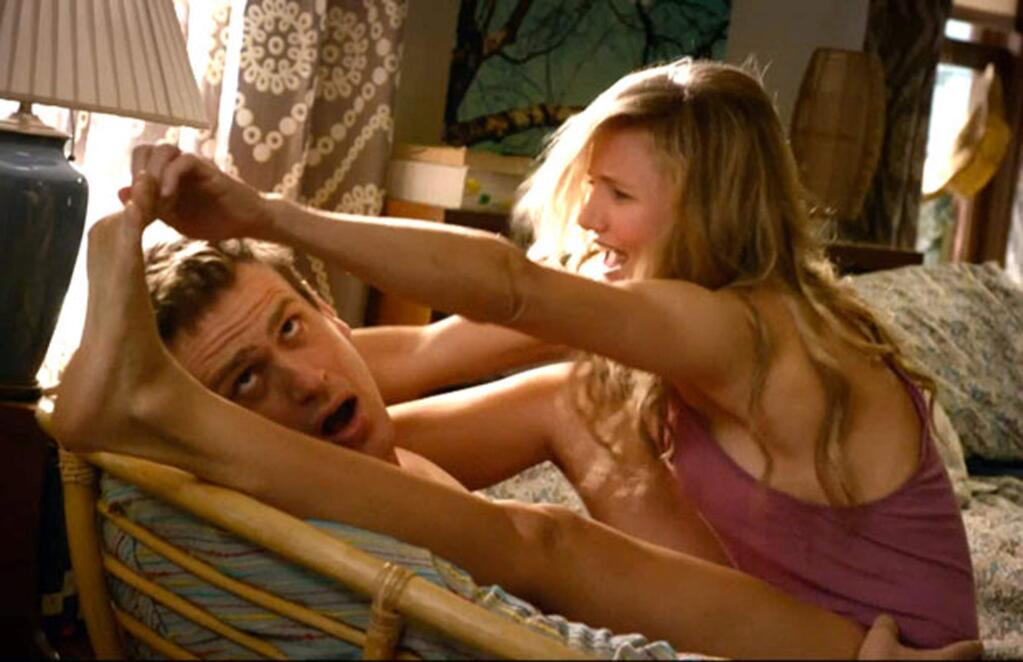 Columbia PicturesJason Segel and Cameron Diaz as a married couple who lose a sex tape they made to spice up their relationship in the comedy 'Sex Tape.'
