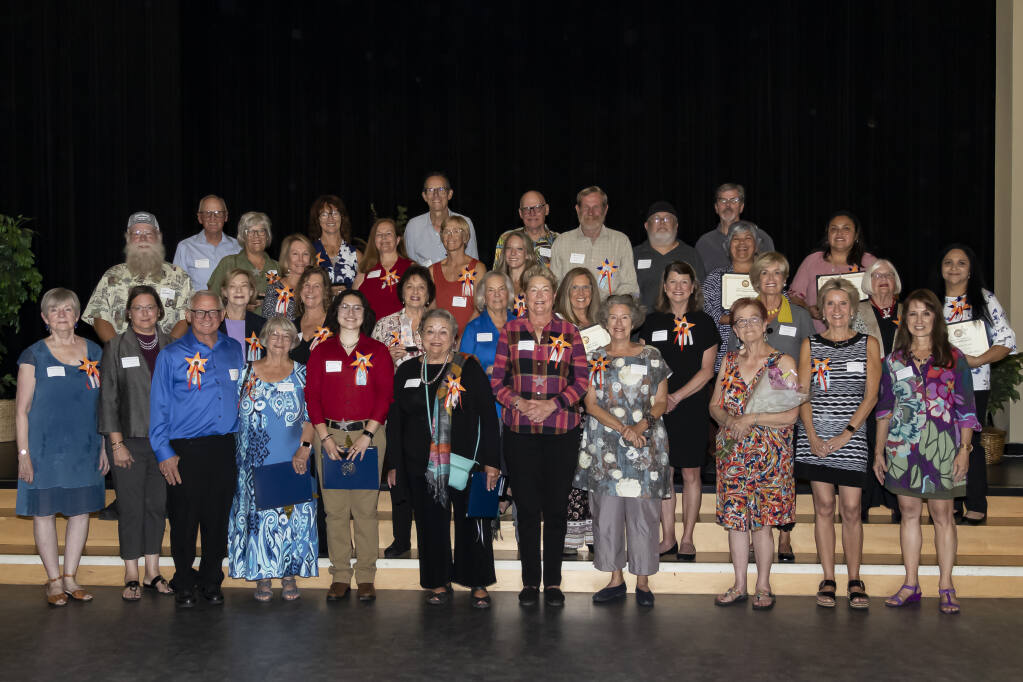 A photo of the recipients taken on Sunday, Oct. 9 at the 2022 Star Volunteer Awards, an event that honors local non-profit volunteers that go above and beyond in their organizations. (Photo: Melania Mahoney Photography)