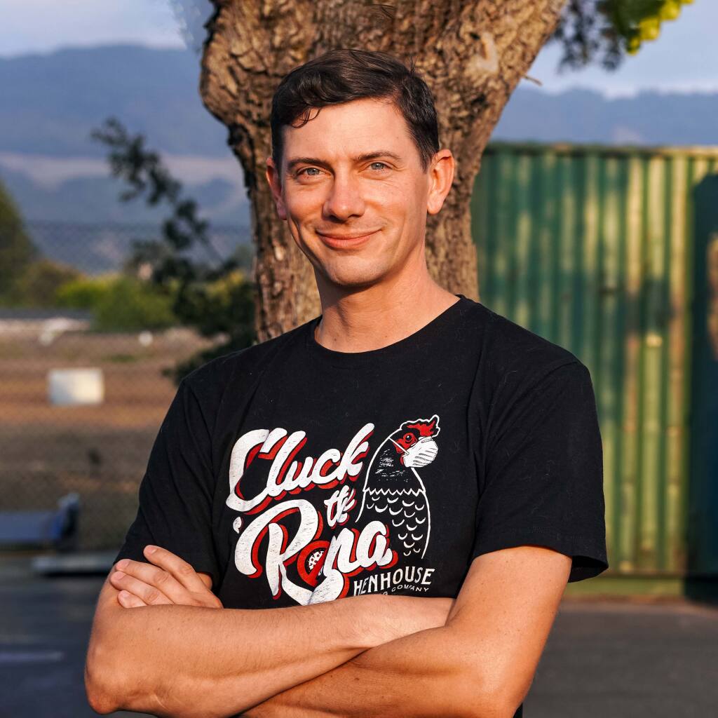 Mike Guilford, head brewer at HenHouse Brewing Company, hopes capturing CO2 at the Santa Rosa facility will make it less dependent on the outside supply chain. (Nickolas Garson Photo)