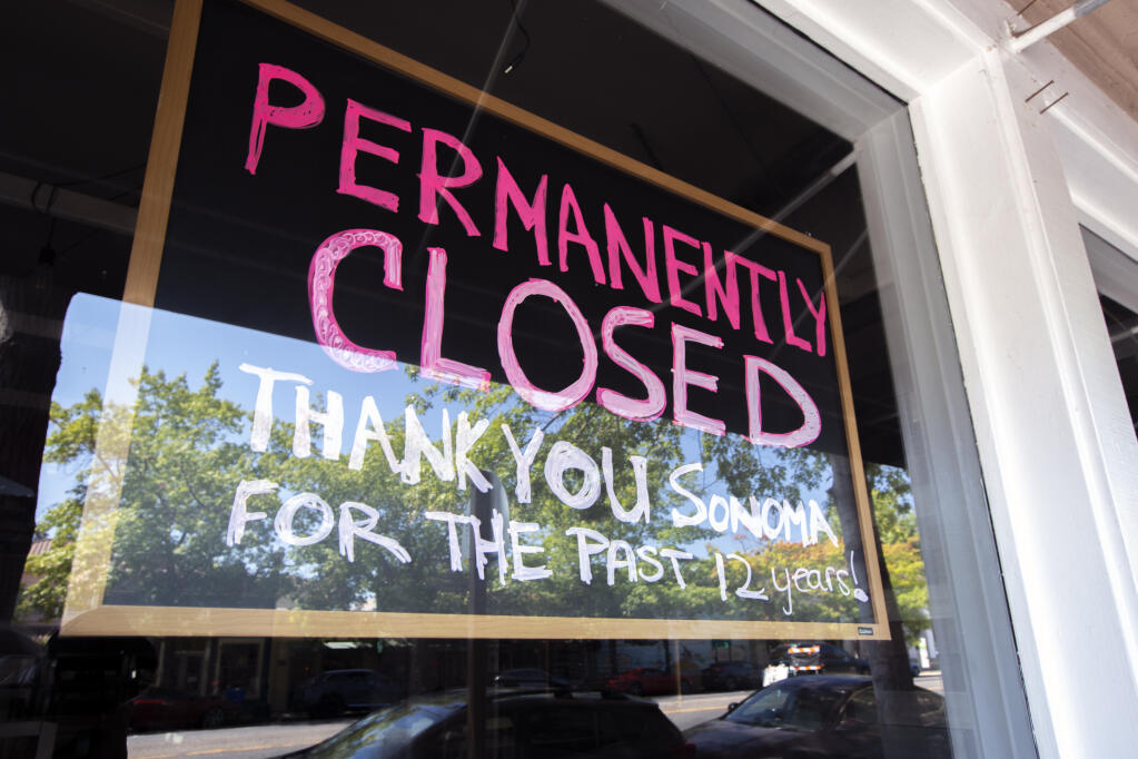 The Top That Frozen Yogurt shop on Broadway closed its doors permanently on Wednesday, Aug. 26, 2021. (Photo by Robbi Pengelly/Index-Tribune)