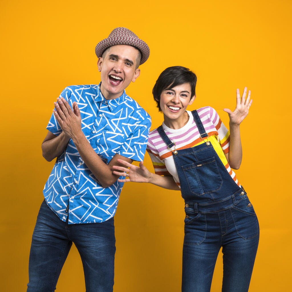 123 Andrés, a husband-and-wife children’s muisic duo featuring Andrés Salguero and Christina Sanabria, will perform at Green Music Center’s free Family Day.  (David Rugeles)