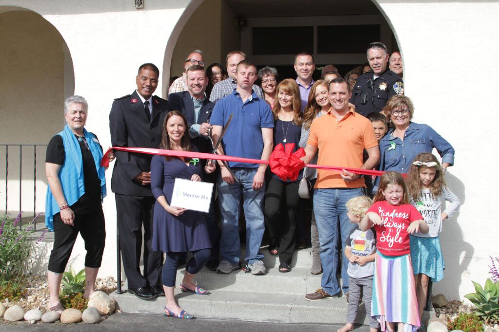 A ribbon is cut for the new east Petaluma nonprofit service center at the Salvation Army campus on McDowell Boulevard.