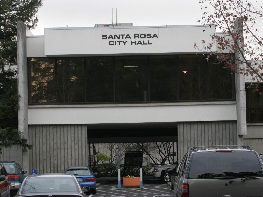 The Santa Rosa City Hall (The Press Democrat)