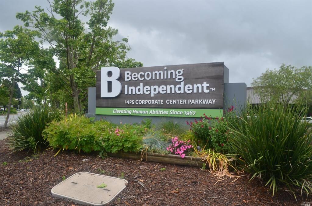 Becoming Independent sold its 15,000-square-foot office building at 1425 Corporate Center Parkway in Santa Rosa in early 2021 to become Burbank Housing’s new headquarters. (Carlos Rivas / W Real Estate photo)