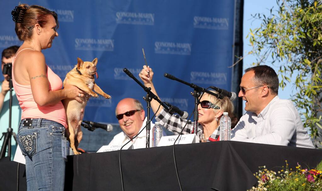 'The World's Ugliest Dog Contest,' held at the Sonoma-Marin Fair in Petaluma Friday, June 26, 2015. This year's Sonoma-Marin Fair is June 21-25. (CRISTA JEREMIASON / The Press Democrat)