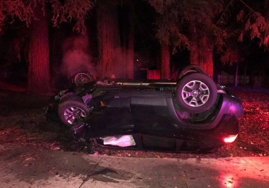 A man was arrested over the weekend after a suspected DUI crash in Rohnert Park. (Rohnert Park Police)