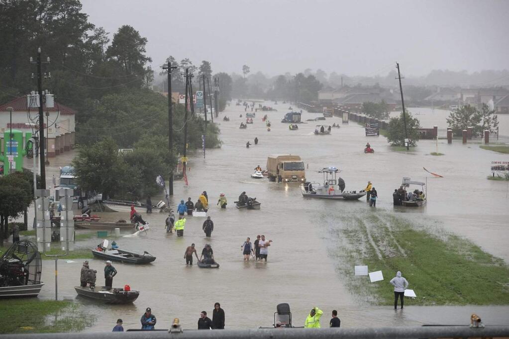 DISASTER RELIEF: The Chaplains of the Petaluma Police and Fire are accepting donations to help those in need following the recent hurricane floods in Texas and Florida.