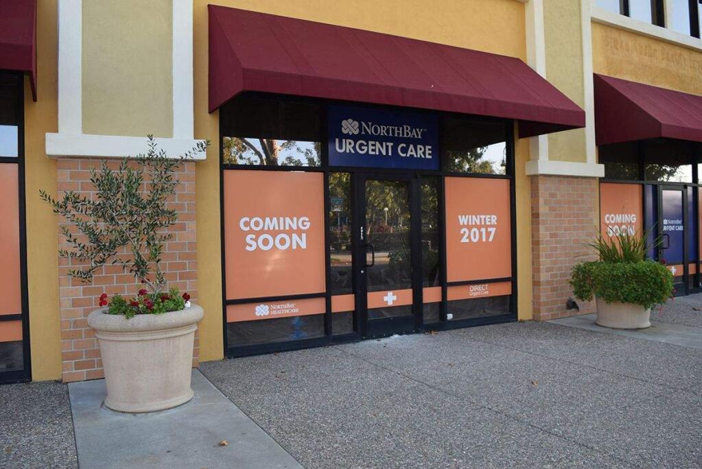 NorthBay Healthcare's urgent care retail medical office at the Nut Tree Plaza in Vacaville opens in December 2017. (NORTHBAY HEALTHCARE)