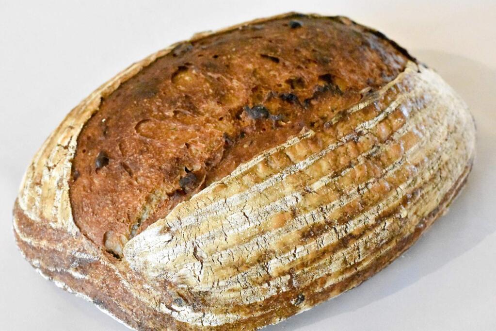 The Cranberry, Orange and Pecan Loaf from BurtoNZ Bakery won Best of Show Professional Specialty Bread at the Sonoma County Harvest Fair's Professional Food Competition. (Emily Janowski)
