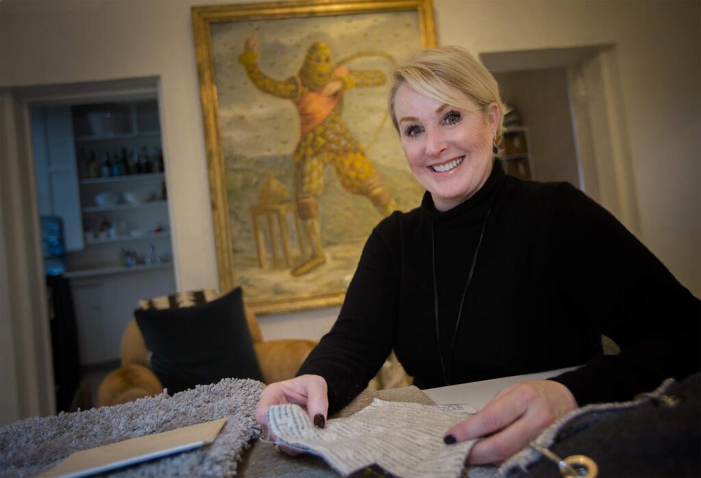 Interior designer Christine Curry at her office on East Spain St. (Photo by Robbi Pengelly/Index-Tribune