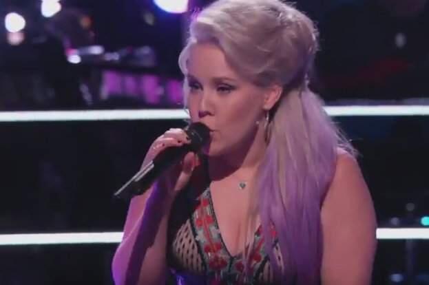 Summer Schappell competes on 'The Voice' on Tuesday, Oct. 21, 2015. (NBC)