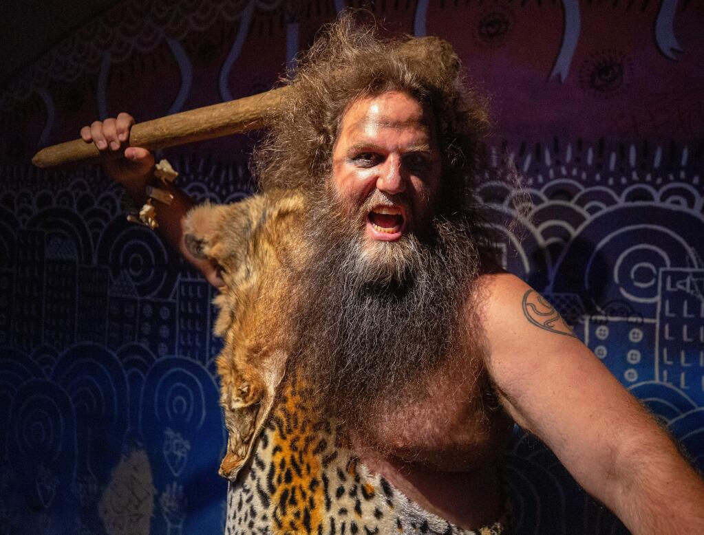 Justin Vorhauer of Sacramento, winner of the Best in Show during the 61st annual Whiskerino at the Phoenix Theater in Petaluma, California, on Saturday, October 5, 2019. (Alvin Jornada / The Press Democrat)