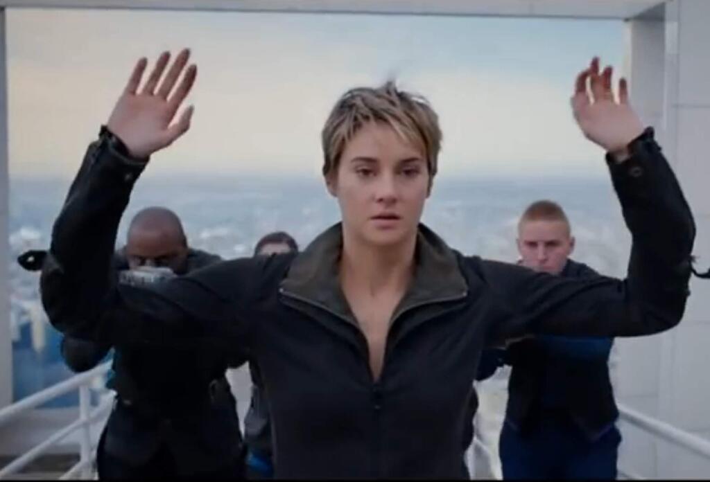LionsgateShailene Woodley returns as Tris, now on the run from Jeanine (Kate Winslet) and the rest of the power-hungry Erudites, and searching for allies and answers in the ruins of Chicago in 'The Divergent Series: Insurgent.'