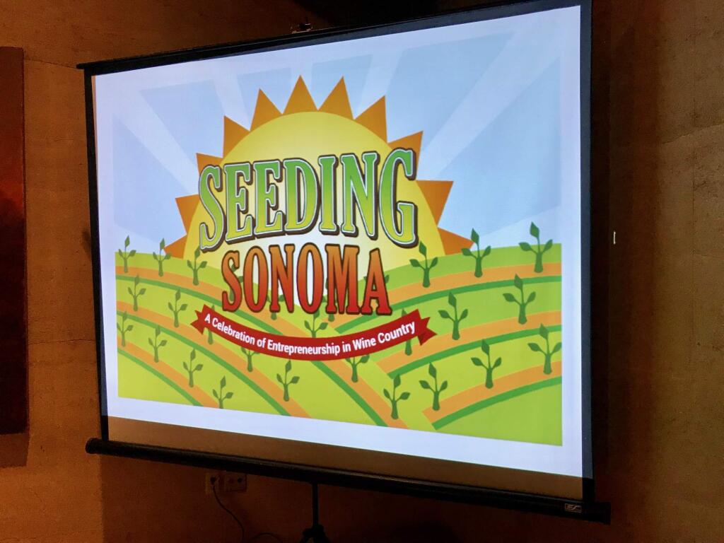 The inaugural Seeding Sonoma start-up competition is held Sept. 27, 2018.