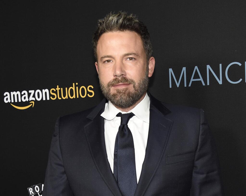 FILE - In this Nov. 14, 2016 file photo, Ben Affleck poses at the premiere of the film 'Manchester by the Sea' in Beverly Hills, Calif. (Photo by Chris Pizzello/Invision/AP, File)